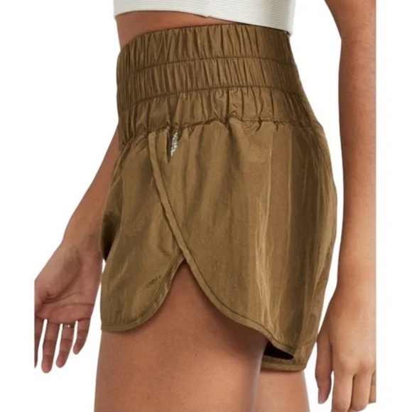 Free People NWT Medium The Way Home Shorts army free People movement - Picture 6 of 16